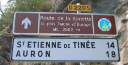 Route de la Bonette: la plus haute d'Europe - alt.2802 m