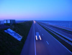 L'autostrada sulla Afsluitdijk