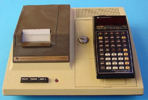 Calcolatrice prgrammabile Texas Instruments TI-59 con stampante termica